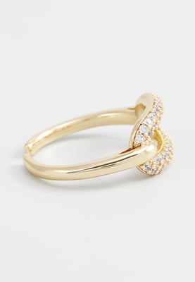 US Polo Assn Jewellery Lelie Geelgouden Ring