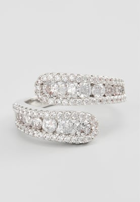 US Polo Assn Sieraden Margot Rhodium Ring