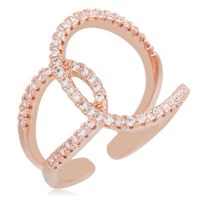 US Polo Assn Jewellery Stella roségouden ring
