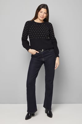 Stud Embellished Jumper