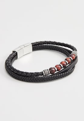 US Polo Assn Jewellery Brandon Zwarte Armband