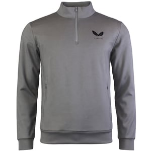 Castore Garcia 1/4 Zip Mens Grey Sweater