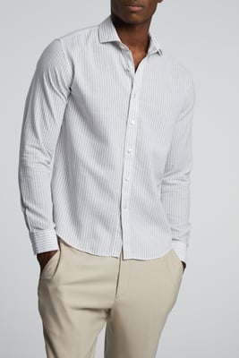 Colour Striped Linen Shirt