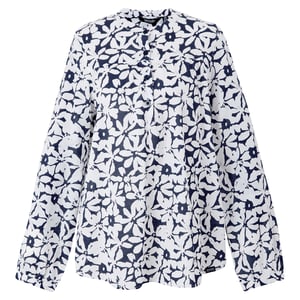 Regatta Dames/Dames Natine Large Bloemig Lichtgewicht Shirt (Marine, Wit)