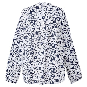 Regatta Dames/Dames Natine Large Bloemig Lichtgewicht Shirt (Marine, Wit)