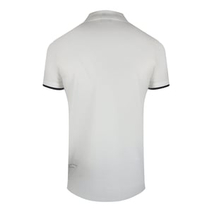 Plein Sport Gekraste Schouder Wit Poloshirt