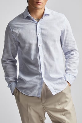 Colour Striped Linen Shirt