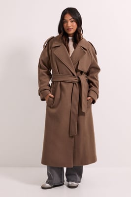 Petite Belted Trench