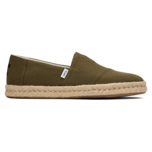 Toms Alp rope 2.0 10019899 olive recycled cotton slubby woven