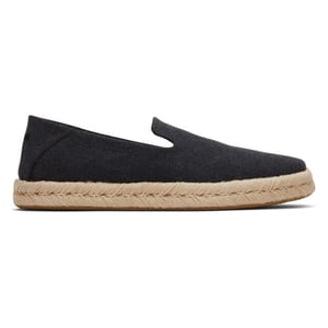 Toms Santiago 10019869 black recycled cotton canvas 3128