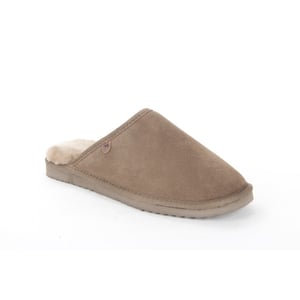 Warmbat Classic moss heren pantoffel (open hiel)