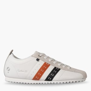 Q1905 Sneaker typhoon sp wit/donkerblauw/oranje