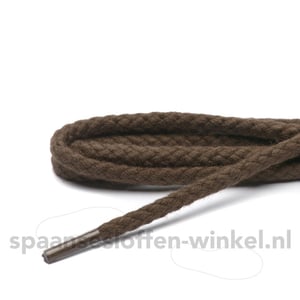 Cordial Katoenen grof rond veters dikte 4 mm 55 cm