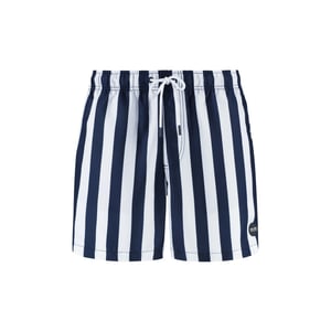 Shiwi Heren zwemshort broad stripe donkerblauw/wit