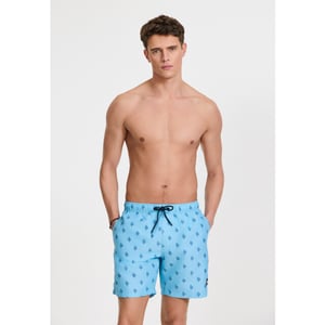 Shiwi Heren zwemshort mike 7" koraalprint