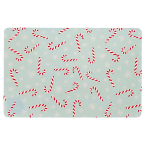 Unique Living placemat xmas lollipop 30x45cm blue