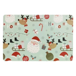 Unique Living placemats present green 43,5x28,5cm