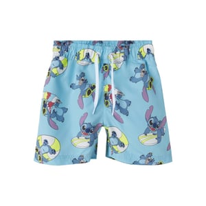 Name It Jongens lange zwemshorts nmmmic stitch lichtblauw