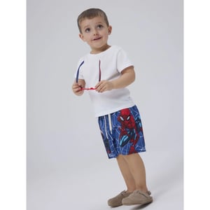 Name It Jongens lange zwemshorts nmmmave spiderman blauw