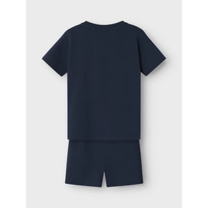 Name It Jongens korte pyjama set shortama nmmarush stitch donker
