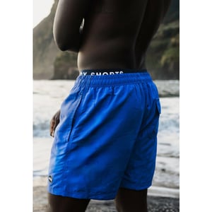 Happy Shorts Heren zwemshort dubbele waistband effen