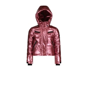 SuperRebel spicy metallic hooded jacket ski jack meisjes -