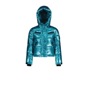SuperRebel spicy metallic hooded jacket ski jack meisjes -