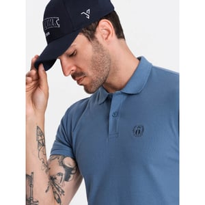 Ombre Poloshirt heren korte mouw -