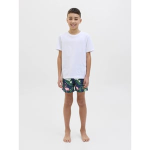 Jack & Jones Jongens zwemshort jpstmaui gebloemde flamingo print
