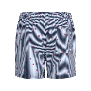Jack & Jones Jongens zwemshort jpstmaui kreeft blauw/wit gestreept