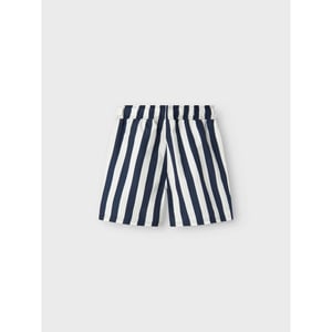 Name It Jongens zwemshorts nkmzaba gestreept donkerblauw/wit