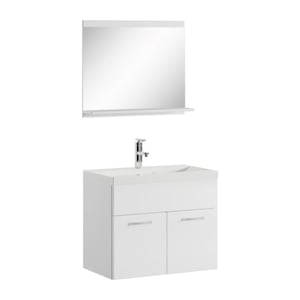Badplaats Badkamermeubel montreal set 02 60 x 35 cm hoogglans badmeubel