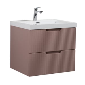 Badplaats Badkamermeubel set thermis 60cm - badmeubel met wastafel