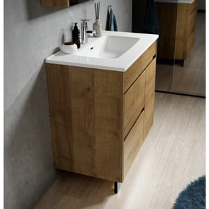 Badplaats Badkamermeubel set salzburg 80 cm - staand badmeubel met