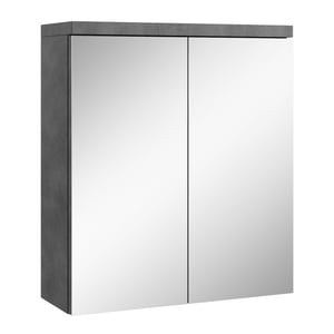 Badplaats Spiegelkast toledo 60 x 20 x 60 cm donker badkamerkast