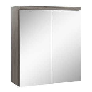 Badplaats Spiegelkast toledo 60 x 20 x 60 cm grijs badkamerkast