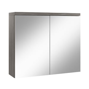 Badplaats Spiegelkast toledo 80 x 20 x 60 cm eiken badkamerkast