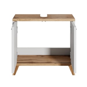 Badplaats Wastafel onderkast colima 60 x 28 x 54 cm met wit -