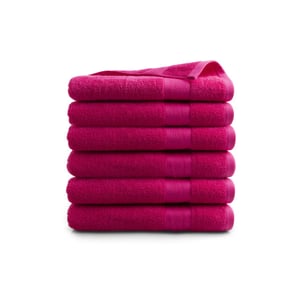 DoubleDry Handdoeken set 70 x 140 cm 6 stuks 100% zacht katoen 500 g/m2 6x