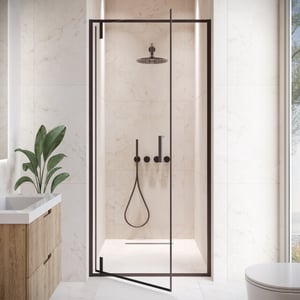 Badplaats Douchewand seattle 80 x 190 cm 6 mm transparant veiligheids -