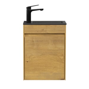 Badplaats Toiletmeubel sinta 40 x 22 cm - fonteinmeubel met zwarte