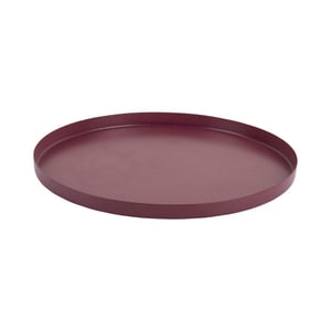 Present Time dienblad servir rond extra small dark mauve