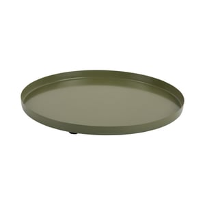 Present Time dienblad servir rond extra small army green
