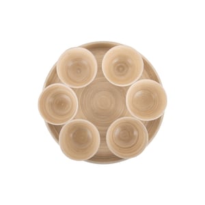 Present Time snack dienblad puro rond naturel