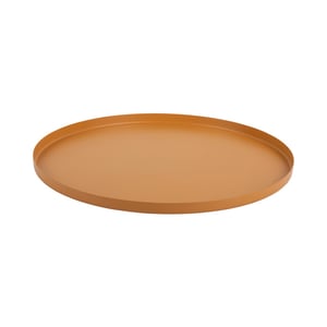 Present Time dienblad servir rond medium oker