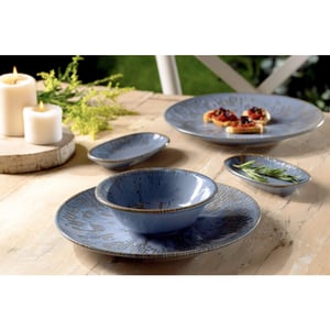 Bonna Serveerschaal sky snell porselein 24x14 cm set van 2