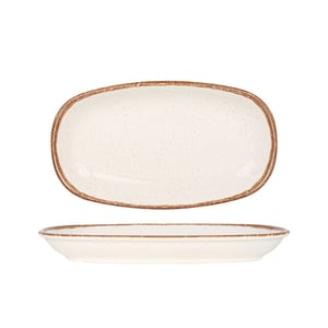 Rinart Serveerschaal brunilda porselein 25x15 cm set van 2
