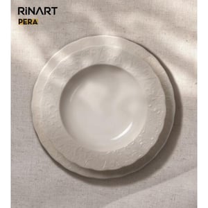 Rinart Serveerschaal pera porselein 30x21 cm set van 2