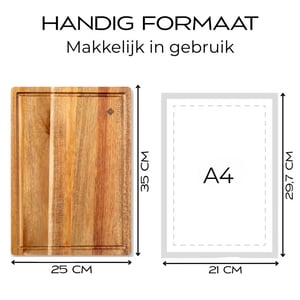 Sophior Snijplank van acacia hout