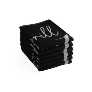 DoubleDry Luxe keukenhanddoeken set 6 stuks 50x50 cm 100% katoen hoge